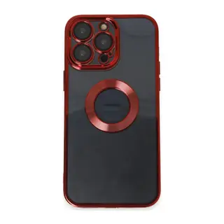 Apple iPhone 14 Pro Kılıf Slot Silikon - Kırmızı