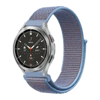 Watch 22mm Hasırlı Cırtcırtlı Kordon - Mavi
