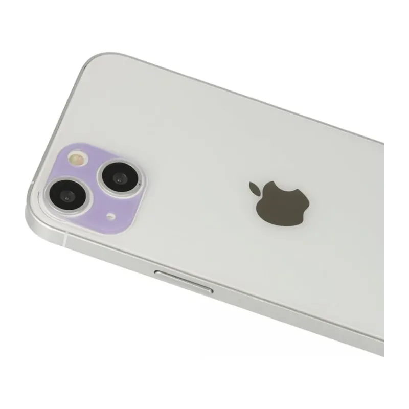 Apple iPhone 13 Rainbow Kamera Lens Koruma Cam - Mor