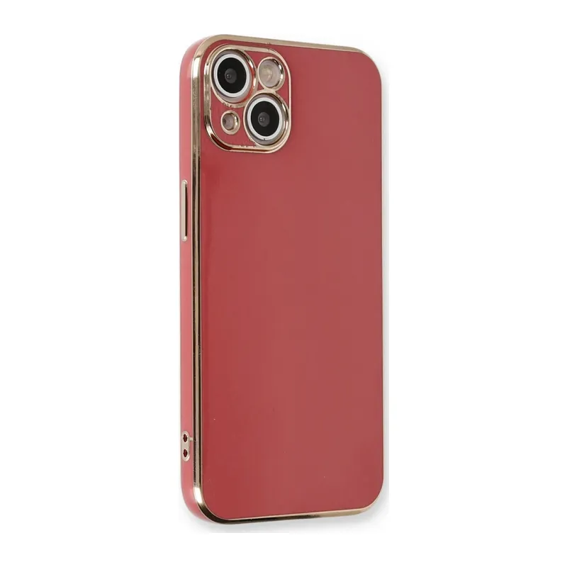 Apple iPhone 13 Kılıf Volet Silikon - Kırmızı
