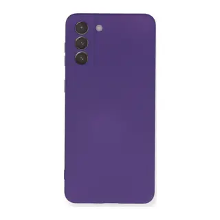 Samsung Galaxy S21 Plus Kılıf Nano içi Kadife Silikon - Mor