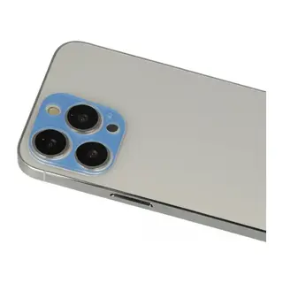 Apple iPhone 13 Pro Max Rainbow Kamera Lens Koruma Cam - Mavi