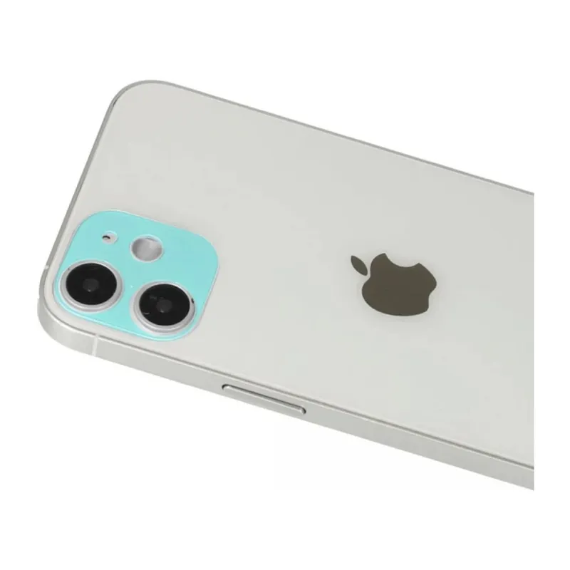 Apple iPhone 12 Rainbow Kamera Lens Koruma Cam - Yeşil