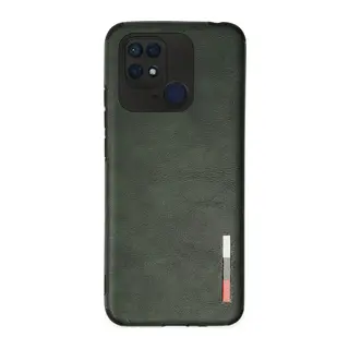 Xiaomi Redmi 10C Kılıf Loop Deri Silikon - Yeşil