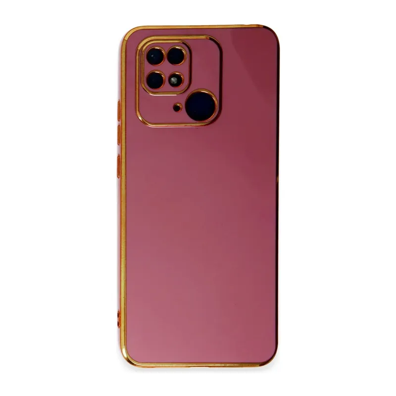 Xiaomi Redmi 10C Kılıf Volet Silikon - Kırmızı