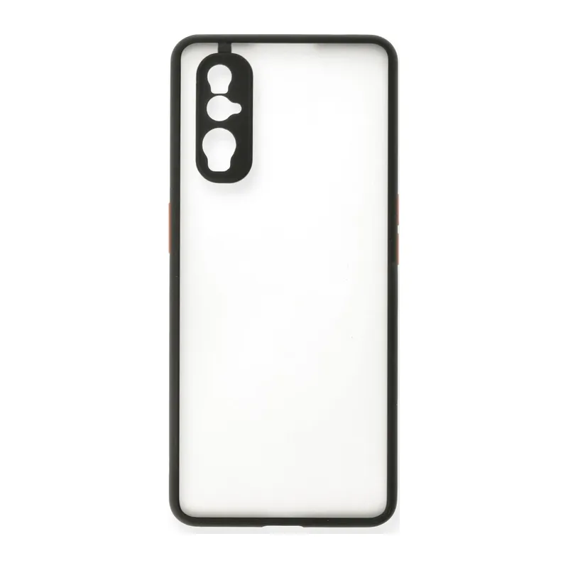 Oppo Find X2 Kılıf Montreal Silikon Kapak - Siyah