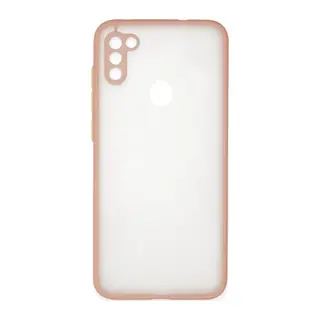 Samsung Galaxy A11 Kılıf Montreal Silikon Kapak - Pembe