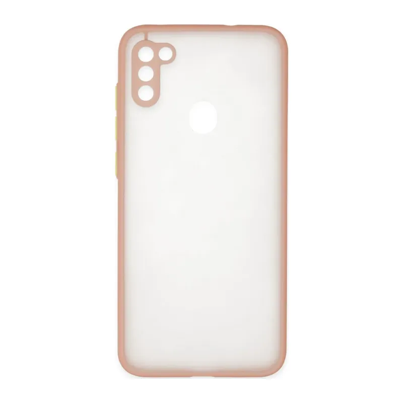 Samsung Galaxy A11 Kılıf Montreal Silikon Kapak - Pembe