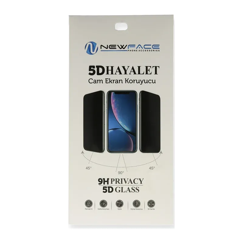 Huawei Y6P 5D Hayalet Cam Ekran Koruyucu