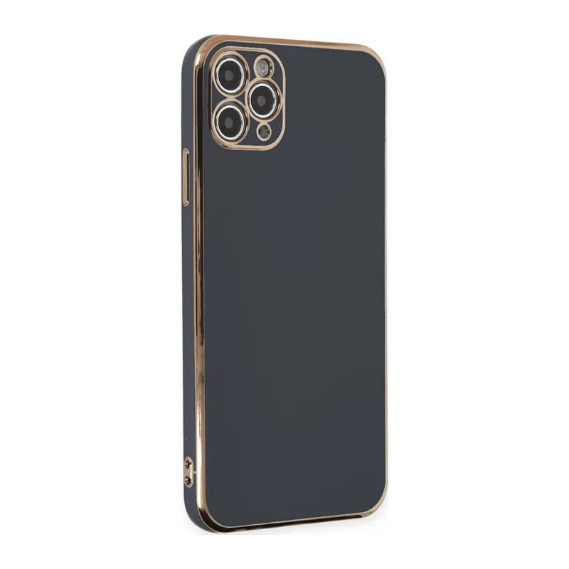 Apple iPhone 11 Pro Max Kılıf Volet Silikon - Siyah