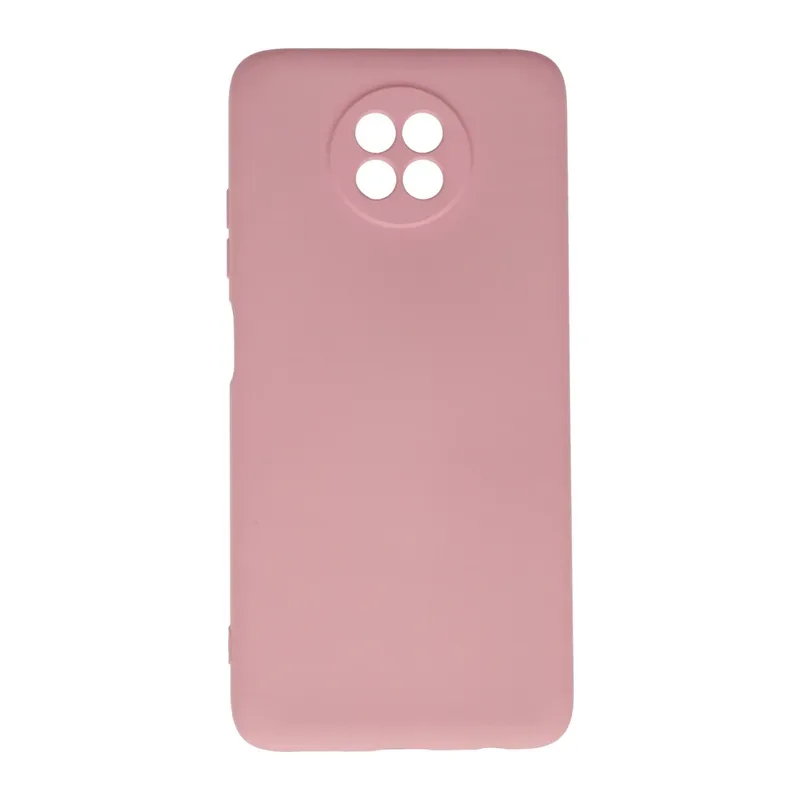 Xiaomi Redmi Note 9 5G Kılıf Nano içi Kadife Silikon - Pembe