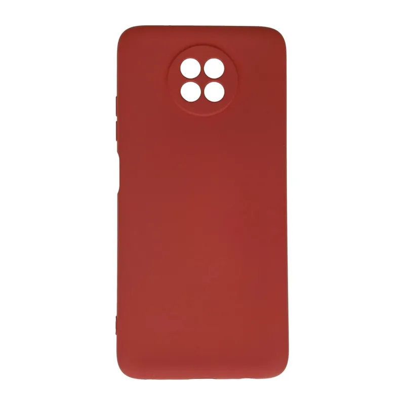 Xiaomi Redmi Note 9 5G Kılıf Nano içi Kadife Silikon - Kiremit
