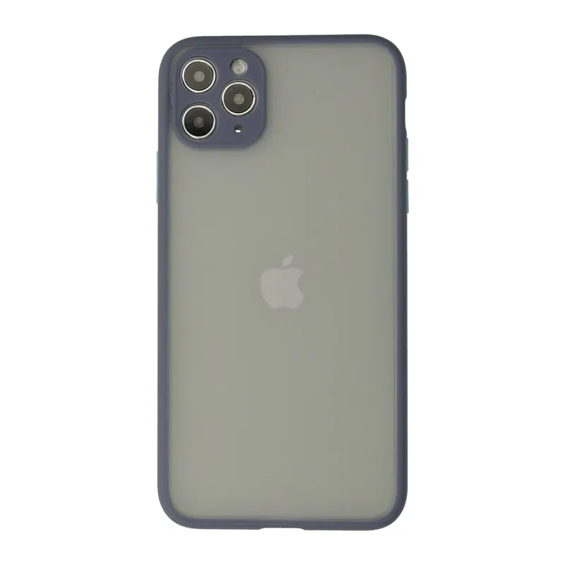 Apple iPhone 12 Pro Max Kılıf Montreal Silikon Kapak - Gri