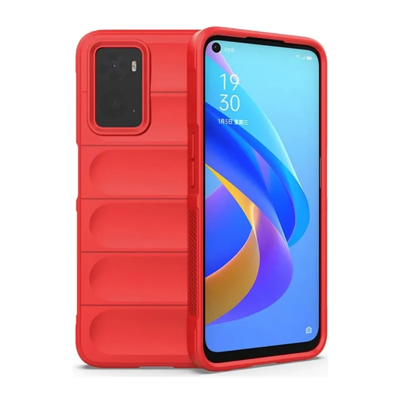 Realme 9i 4G Kılıf Optimum Silikon - Kırmızı