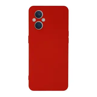 Oppo Reno 7 Lite Kılıf Nano içi Kadife Silikon - Kırmızı