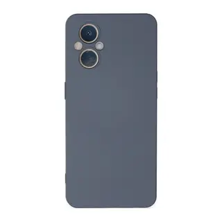 Oppo Reno 7 Lite Kılıf Nano içi Kadife Silikon - Gri