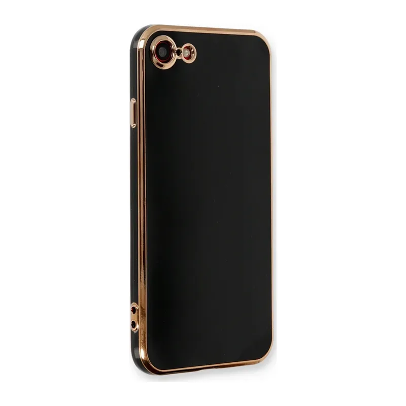 Apple iPhone 7 Kılıf Volet Silikon - Siyah