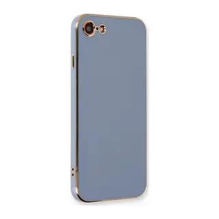 Apple iPhone 7 Kılıf Volet Silikon - Mavi