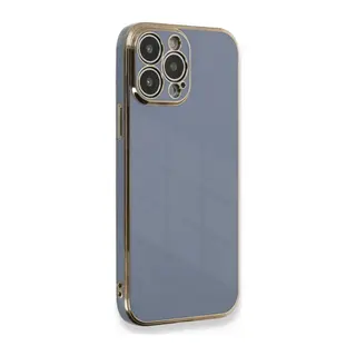 Apple iPhone 13 Pro Kılıf Volet Silikon - Mavi