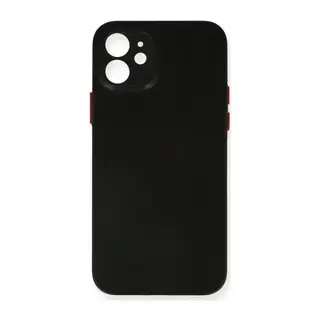 Apple iPhone 12 Kılıf PP Ultra İnce Kapak - Siyah