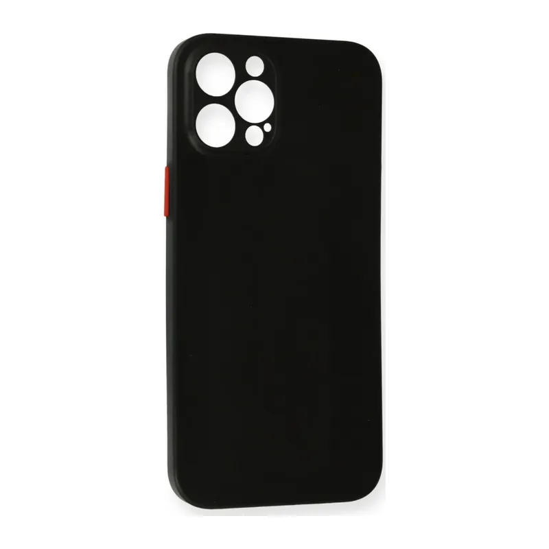 Apple iPhone 12 Pro Kılıf PP Ultra İnce Kapak - Siyah