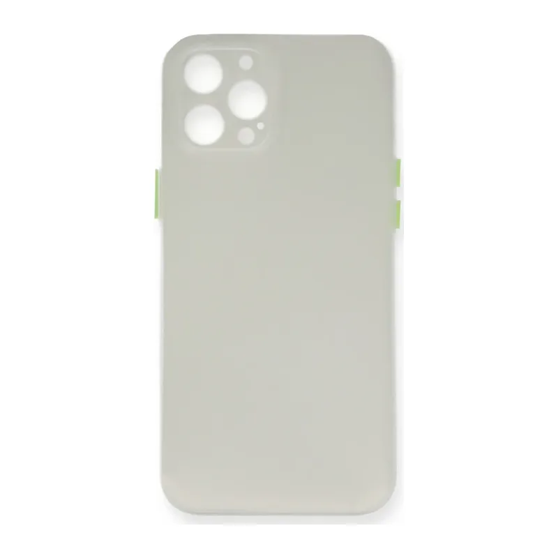 Apple iPhone 12 Pro Kılıf PP Ultra İnce Kapak - Beyaz