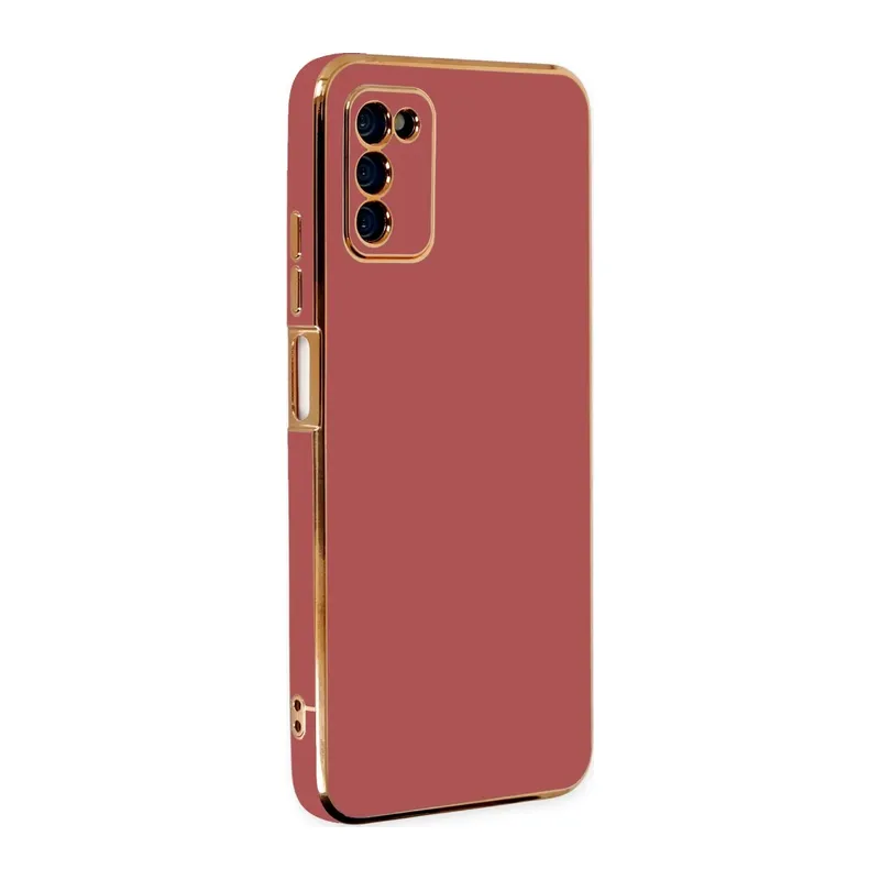 Samsung Galaxy A03S Kılıf Volet Silikon - Kırmızı