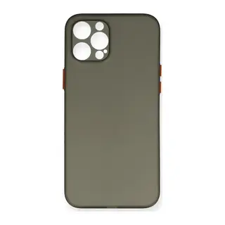 Apple iPhone 12 Pro Max Kılıf PP Ultra İnce Kapak - Gri