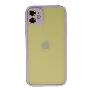 Apple iPhone 11 Kılıf Montreal Silikon Kapak - Mor