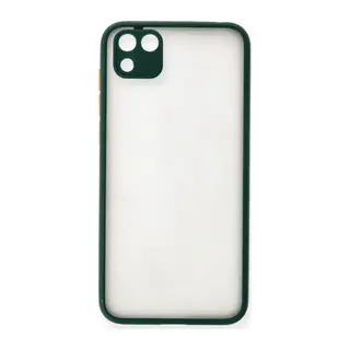 Huawei Y5P Kılıf Montreal Silikon Kapak - Yeşil