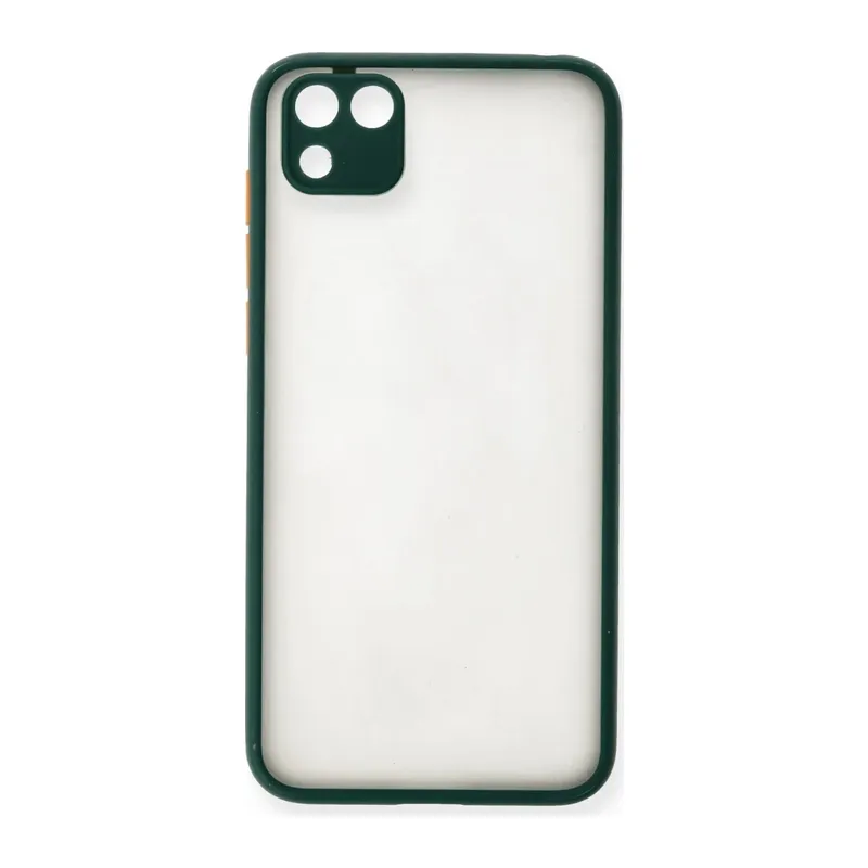 Huawei Y5P Kılıf Montreal Silikon Kapak - Yeşil