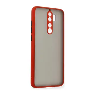 Xiaomi Redmi Note 8 Pro Kılıf Montreal Silikon Kapak - Kırmızı