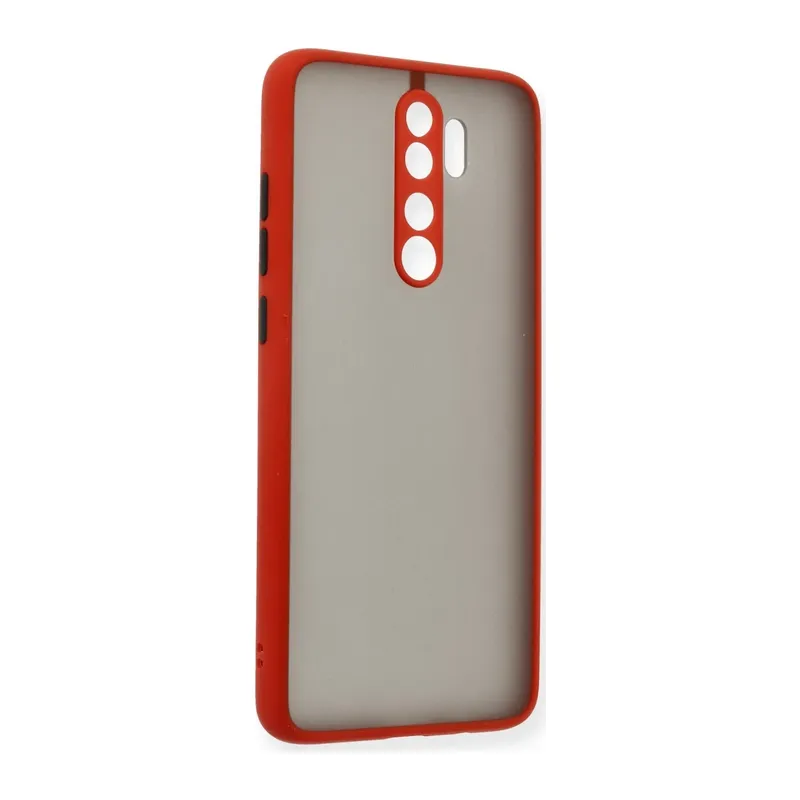 Xiaomi Redmi Note 8 Pro Kılıf Montreal Silikon Kapak - Kırmızı