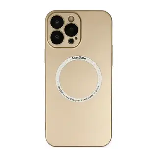 Apple iPhone 13 Pro Kılıf Jack Magneticsafe Lens Silikon - Gold
