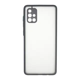 Samsung Galaxy A71 Kılıf Montreal Silikon Kapak - Gri