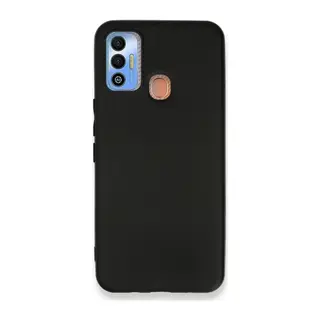 Tecno Spark 7T Kılıf First Silikon - Siyah