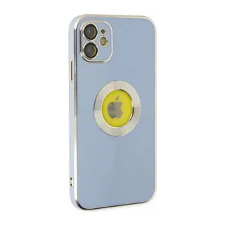 Apple iPhone 12 Kılıf Store Silikon - Sierra Blue