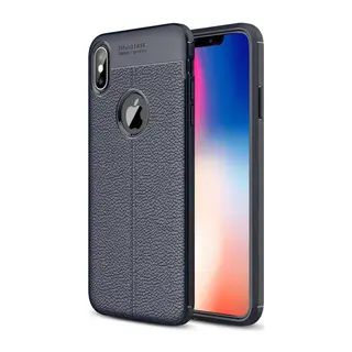 Apple iPhone XS Max Kılıf Auto Focus Kapak - Lacivert