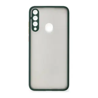 Huawei Y6P Kılıf Montreal Silikon Kapak - Yeşil