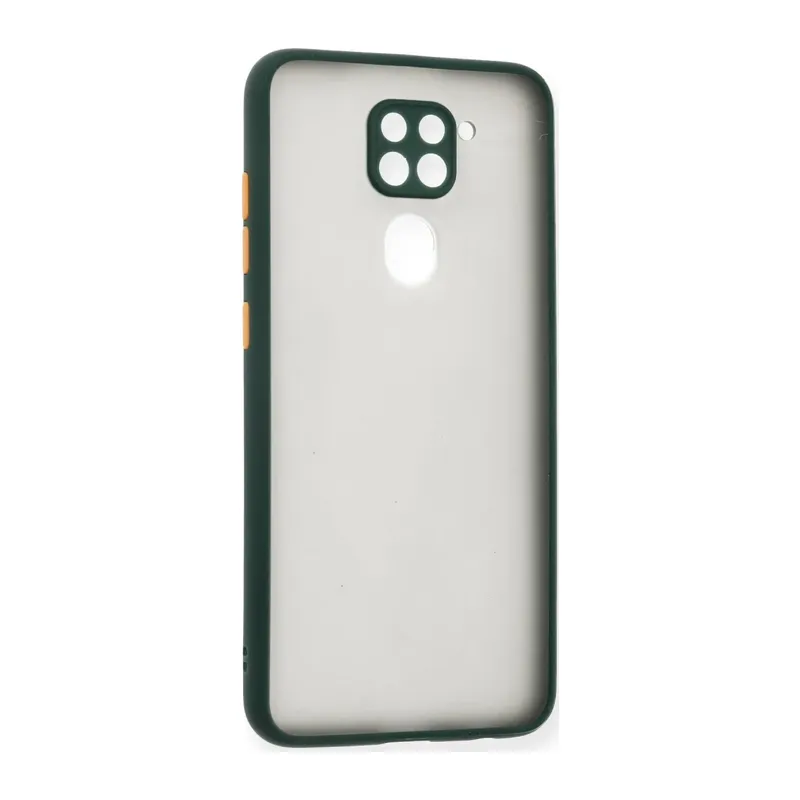 Xiaomi Redmi Note 9 Kılıf Montreal Silikon Kapak - Yeşil