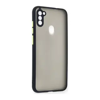 Samsung Galaxy A11 Kılıf Montreal Silikon Kapak - Lacivert