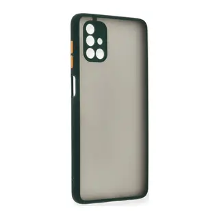 Samsung Galaxy M51 Kılıf Montreal Silikon Kapak - Yeşil