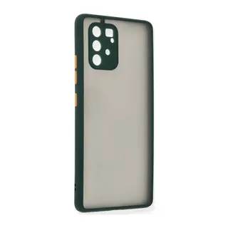 Samsung Galaxy A91 / S10 Lite Kılıf Montreal Silikon Kapak - Yeşil