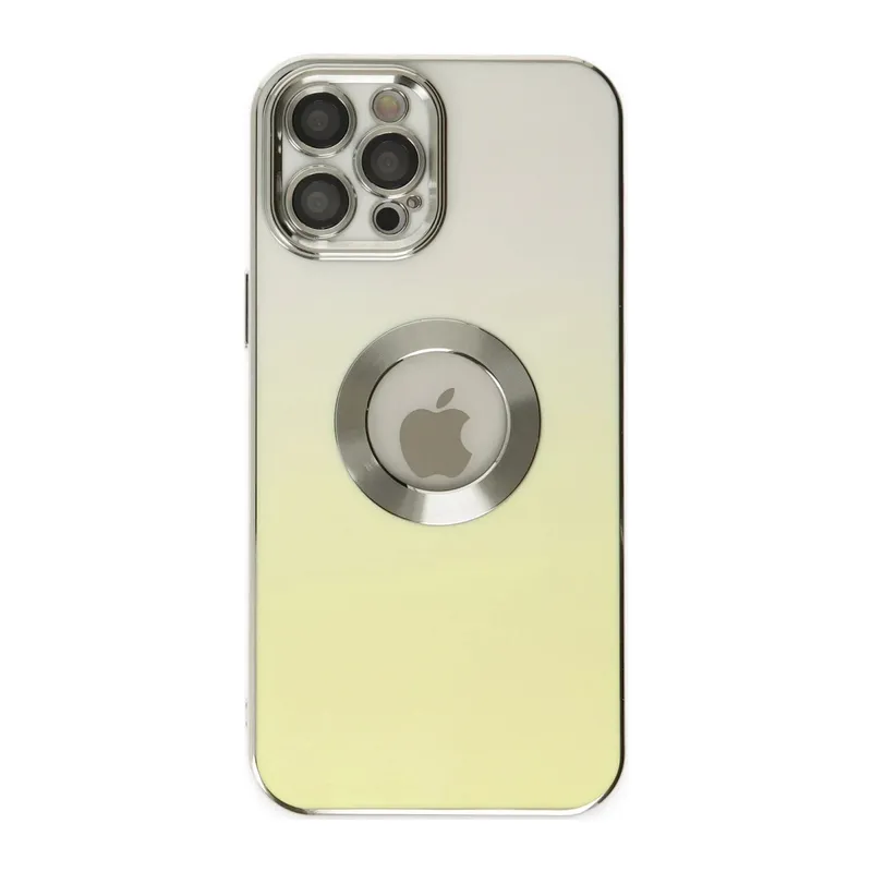 Apple iPhone 12 Pro Max Kılıf Best Silikon - Sarı