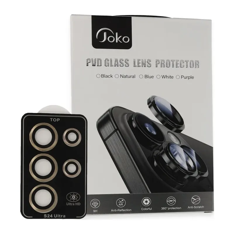 Joko Samsung Galaxy S23 Ultra PVD Metal Kamera Lens - Gold