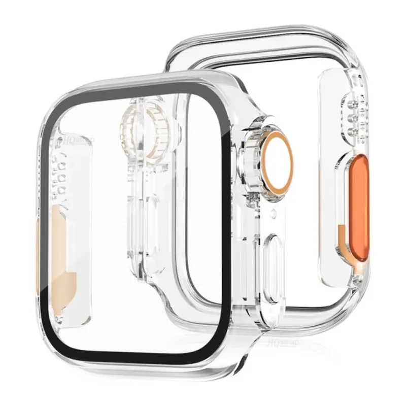 Apple Watch 40mm Watch 49mm Kasa Dönüştürücü ve Ekran Koruyucu - Şeffaf