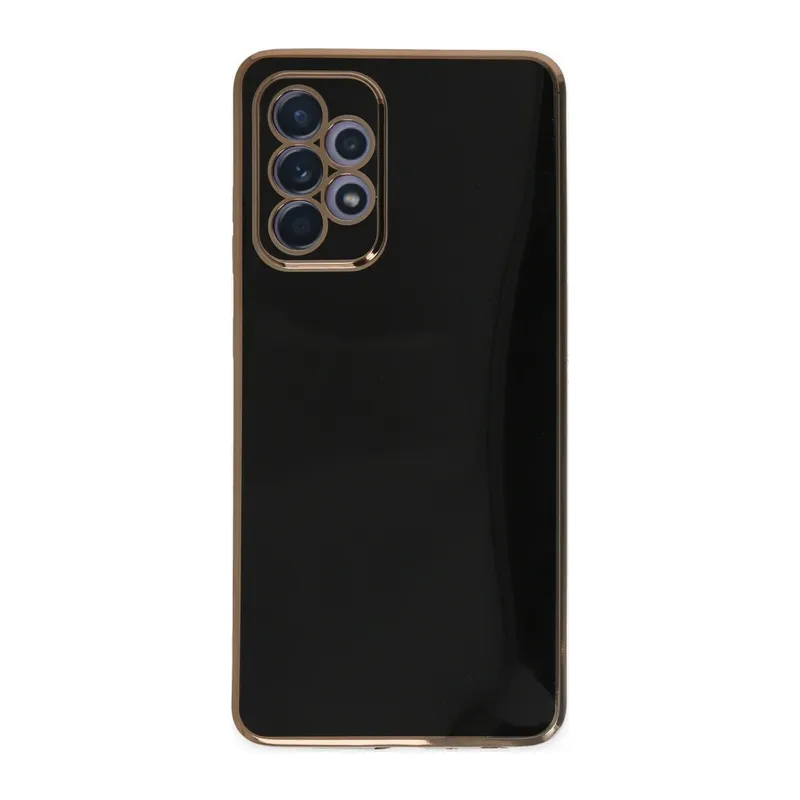 Samsung Galaxy A52 Kılıf Volet Silikon - Siyah