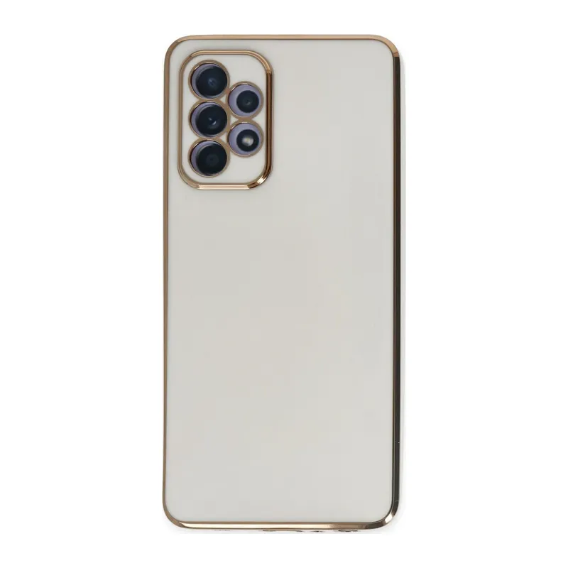 Samsung Galaxy A52 Kılıf Volet Silikon - Beyaz