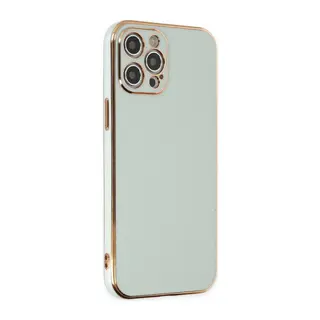 Apple iPhone 12 Pro Max Kılıf Volet Silikon - Açık Yeşil
