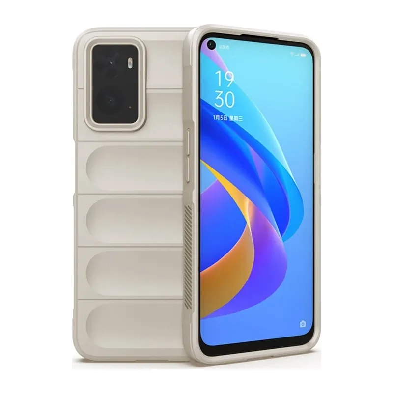 Realme 9i 4G Kılıf Optimum Silikon - Krem